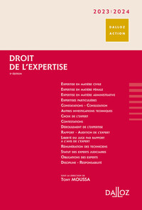 Image de Droit de l'expertise 2023/2024. 5e éd.