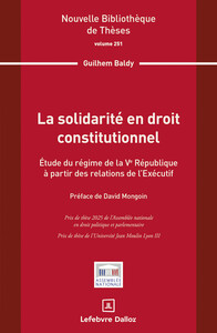 Picture of La solidarité en droit constitutionnel. Volume 251