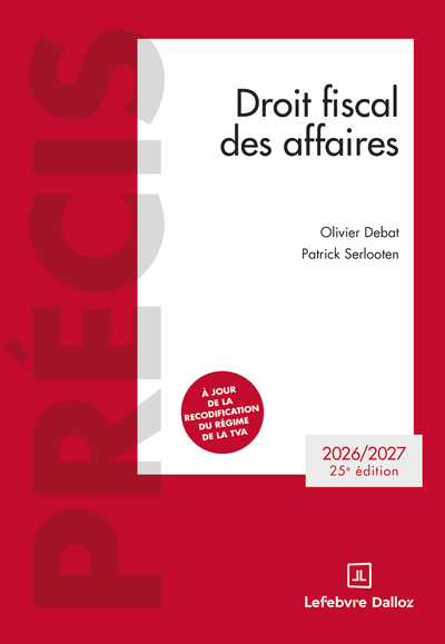 Picture of Droit fiscal des affaires 2026/2027. 25e éd.