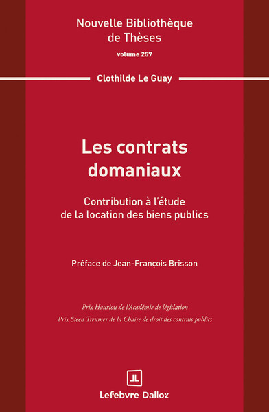 Picture of Les contrats domaniaux. Volume 257
