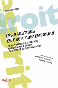 Picture of Les sanctions en droit contemporain - De la théorie à la pratique : illustration à partir du droit de la consommation