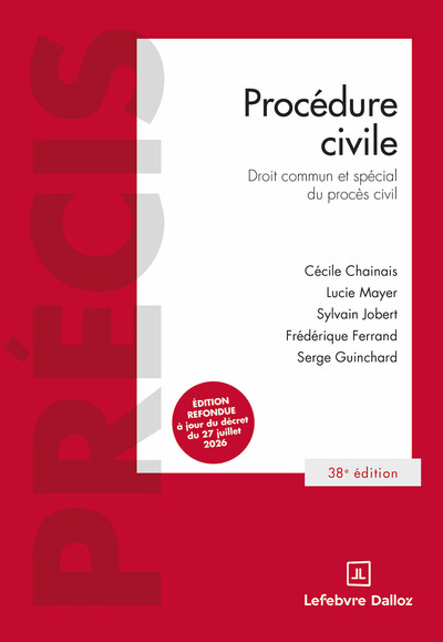 Image de Procédure civile. 38e éd. - Droit commun et spécial du procès civil, MARD.