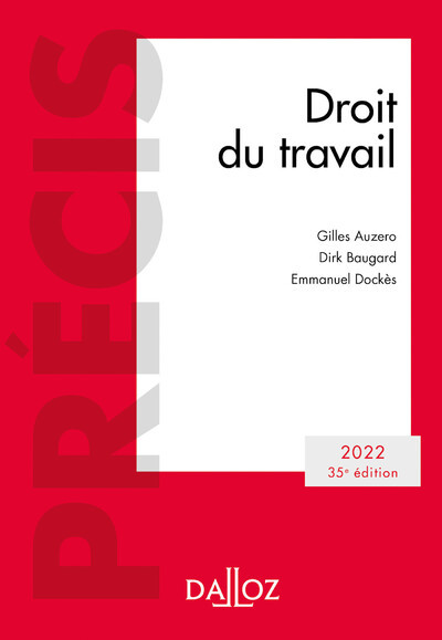 Picture of Droit du travail 2022 35ed