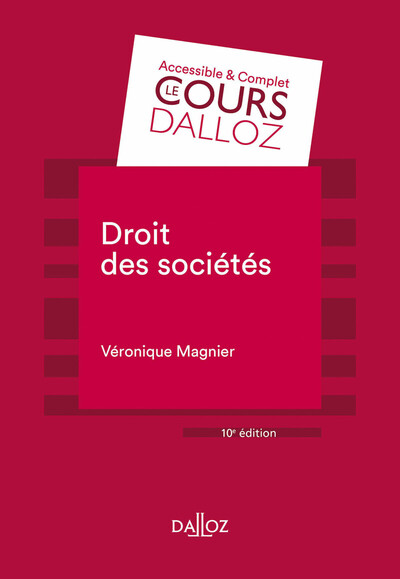 Image de Droit des sociétés. 10e éd.