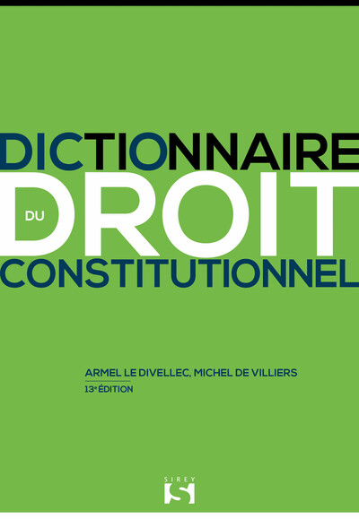 Image de Dictionnaire du droit constitutionnel 13ed