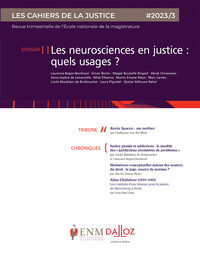 Picture of Les Cahiers de la justice 3/2023