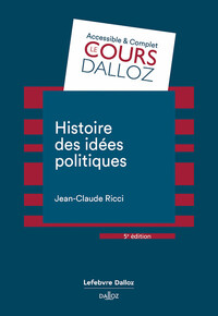 Image de Histoire des idées politiques 5ed