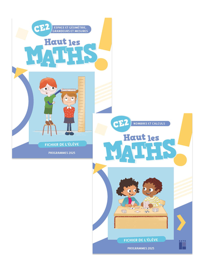 Picture of Haut les maths ! CE2 - Fichier de l'élève en 2 volumes - Programmes 2025