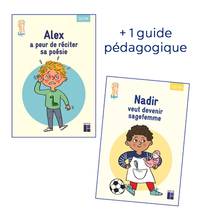 Picture of Pack de 2 exemplaires Quartier Libre CE-CM (Alex a peur de réciter sa poésie + Nadir veut devenir sa