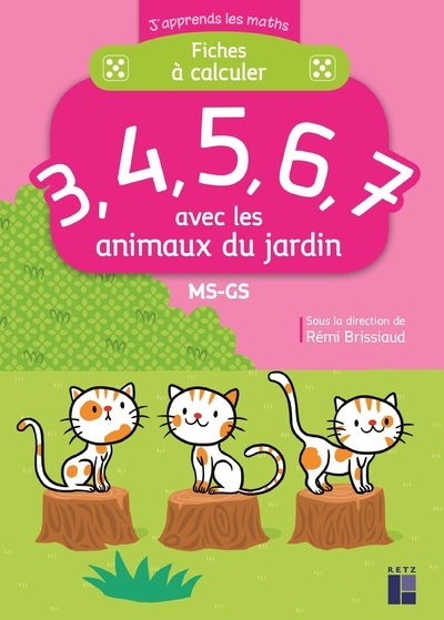 Image de Fiches à calculer les animaux du jardin