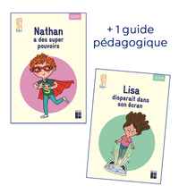 Picture of Pack de 2 exemplaires Quartier Libre CE-CM (Lisa disparait dans son écran + Nathan a des super pouvo