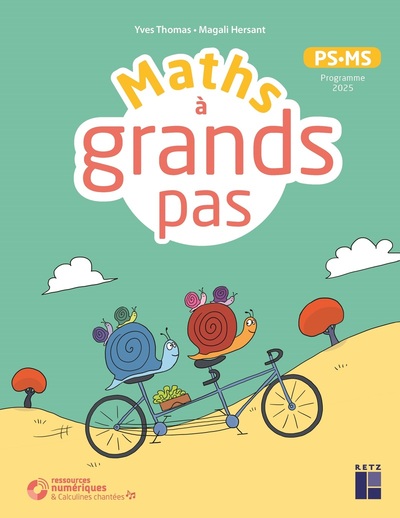 Image de Maths à grands pas PS-MS - Programme 2025 - + ressources numériques