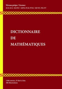 Image de Dictionnaire de mathématiques niveau prépa