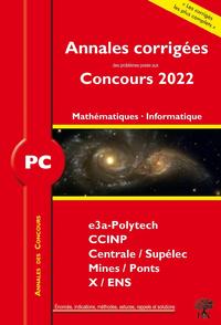 Image de Annales corrigées des Concours 2022 – PC Mathématiques et Informatique