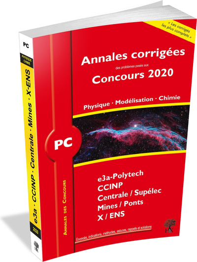 Image de Annales corrigées Concours 2020 - PC Physique, Modélsiation - Chimie