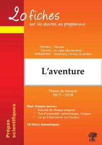 Picture of 20 fiches sur les oeuvres au programme l'aventure thème de français 2017-2018