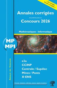 Picture of Annales des Concours 2026 – MP Mathématiques et Informatique