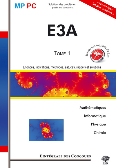 Image de Intégrale E3A MP PC T1 mathématiques informatique physique chimie