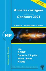 Image de Annales corrigées Concours 2021 - MP Physique, Modélisation, Chimie