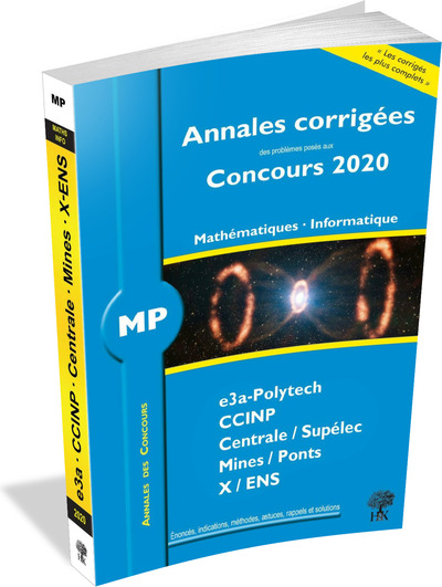 Image de Annales corrigées Concours 2020 - MP Mathématiuqes - Informatique