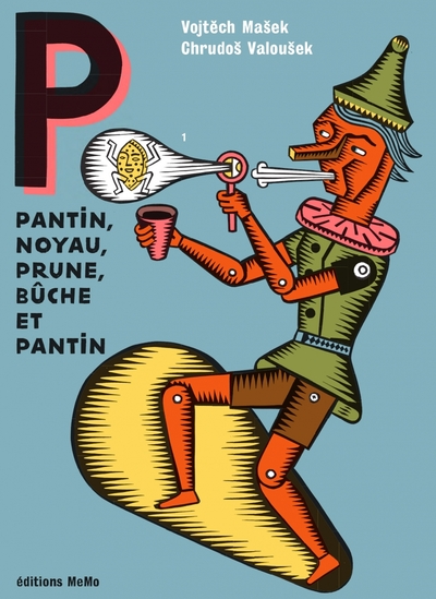 Picture of Le pantin, noyau, prune, bûche et pantin