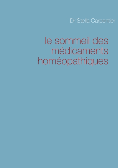 Picture of le sommeil des médicaments homéopathiques
