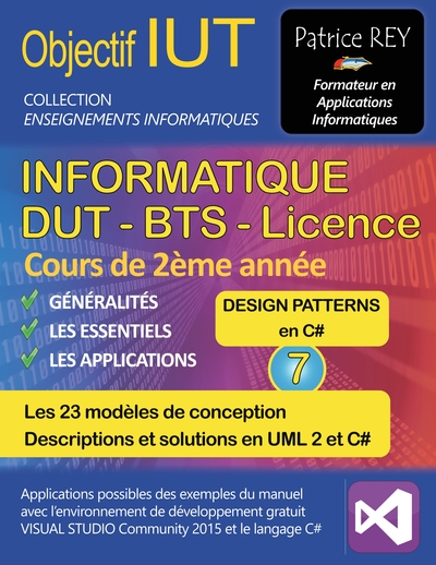 Picture of dut informatique - design patterns (tome 7)