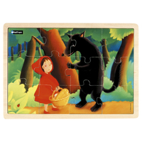 Picture of Puzzle bois Chaperon rouge 12 pièces