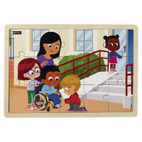 Picture of Puzzle bois - Le handicap - 15 pièces