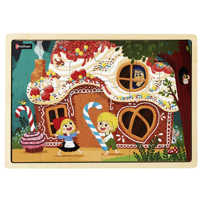 Picture of Puzzle bois Hansel & Gretel 18 pièces