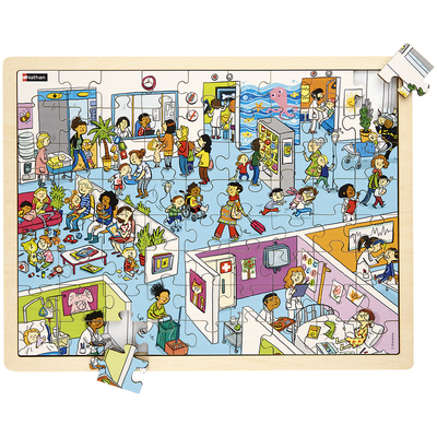 Image de Maxipuzzle bois - L'hôpital
