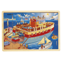 Picture of Puzzle bois Le bateau 18 pièces
