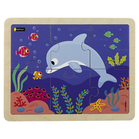 Picture of Puzzle bois - Le dauphin - 6p