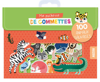 Image de MA POCHETTE DE GOMMETTES - 100 ANIMAUX SAUVAGES