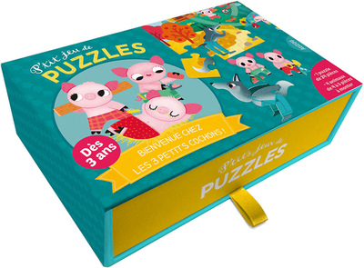 Picture of P'TIT JEU DE PUZZLES - BIENVENUE CHEZ LES 3 PETITS COCHONS !