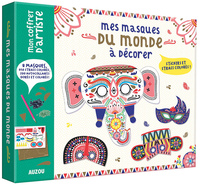 Image de Mon coffret d'artiste - Mes masques du monde à décorer