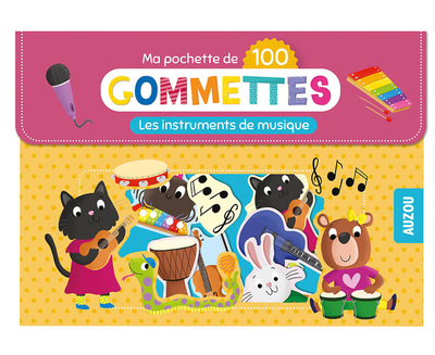 Picture of Ma pochette de 100 gommettes - Les instruments de musique