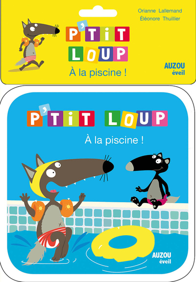 Picture of Livre de bain p'tit loup - A la piscine