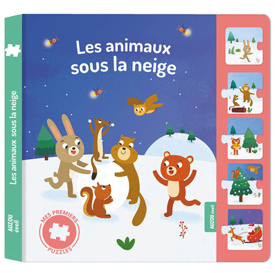 Picture of MES PREMIERS PUZZLES - LES ANIMAUX SOUS LA NEIGE (COLL. MES PREMIERS PUZZLES)