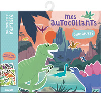 Image de MA POCHETTE D'ARTISTE - MES AUTOCOLLANTS DINOSAURES