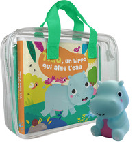 Picture of MON PREMIER LIVRE DE BAIN - TIMO, UN HIPPO QUI AIME L'EAU