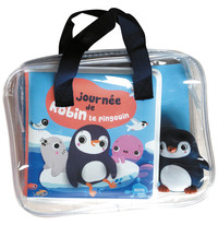 Picture of MON PREMIER LIVRE DE BAIN - LA JOURNEE DE ROBIN LE PINGOUIN (COLL. MON PREMIER LIVRE DE BAIN)
