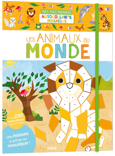Image de Mes tout premiers autocollants mosaïque - Les animaux du monde