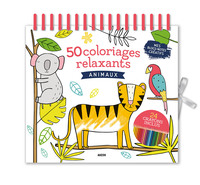 Image de MES BLOCS-NOTES CRÉATIFS - 50 COLORIAGES RELAXANTS - ANIMAUX