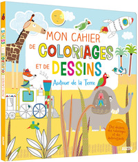 Picture of MON CAHIER DE COLORIAGES ET DE DESSINS AUTOUR DE LA TERRE