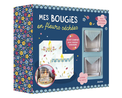 Image de Mes bougies en fleurs séchées