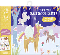 Image de MA POCHETTE D'ARTISTE - MES 200 AUTOCOLLANTS - LICORNES ET CHEVAUX