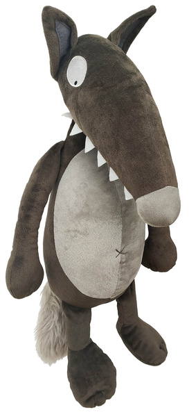 Picture of La peluche Loup de taille moyenne - nue