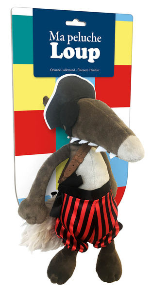 Image de Ma peluche Loup pirate