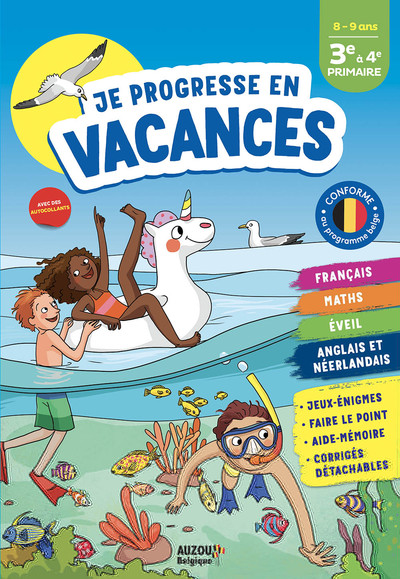 Image de JE PROGRESSE EN VACANCES - 3E À 4E PRIMAIRE